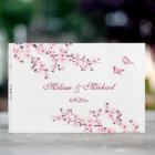 Mariage blanc rose cerisier