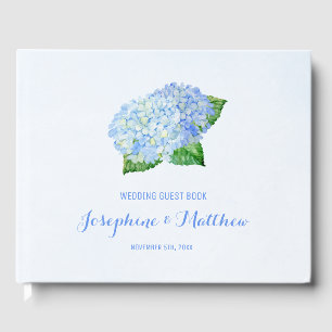 Livre D'or Mariage Blue Hydrangea