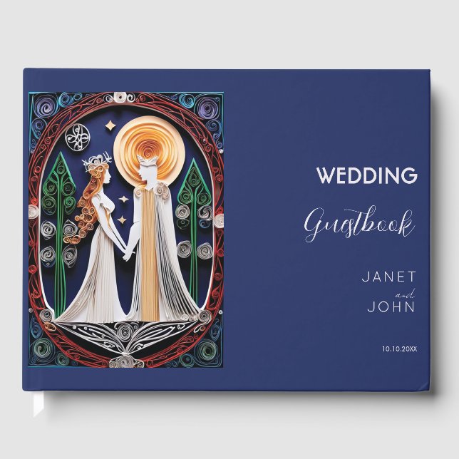 Livre D'or Mariage Boho (Recto)