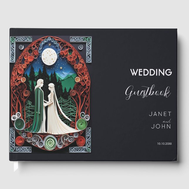 Livre D'or Mariage Boho (Recto)