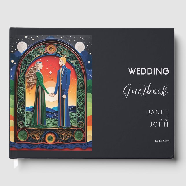 Livre D'or Mariage Boho (Recto)