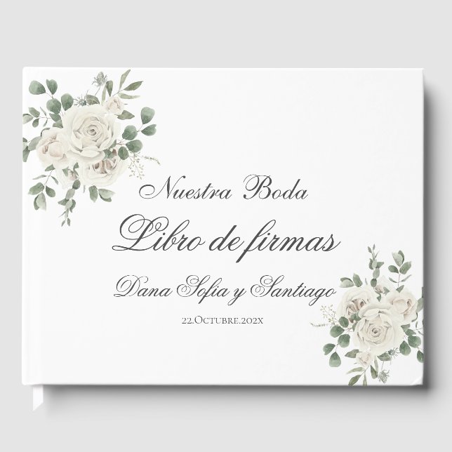 Livre D'or Mariage Boho espagnol (Recto)