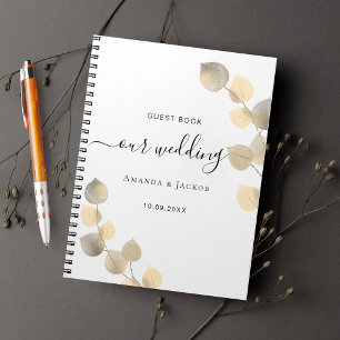Livre d'or mariage budget eucalyptus