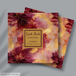 Livre d'or Mariage Burgundy Burgundy