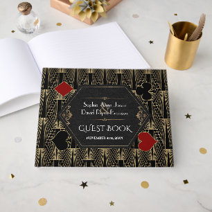 Livre D'or Mariage Casino Vegas Roaring 20s Gatsby Art Déco