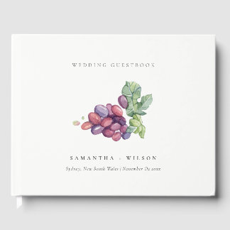 Livre D'or Mariage d'aquarelle rustique