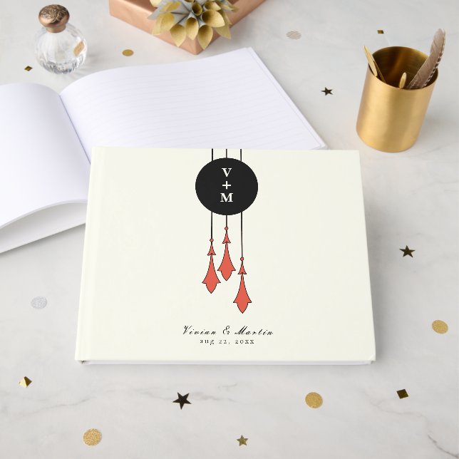 Livre D'or Mariage d'automne à minuit (Recto ouvert)