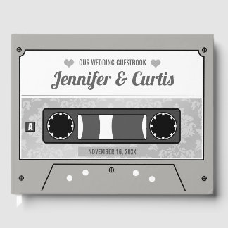 Livre D'or Mariage de bande de cassette rétro
