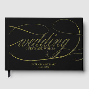 Livre D'or Mariage de calligraphie moderne et élégant