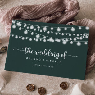 Livre D'or Mariage de calligraphie verte