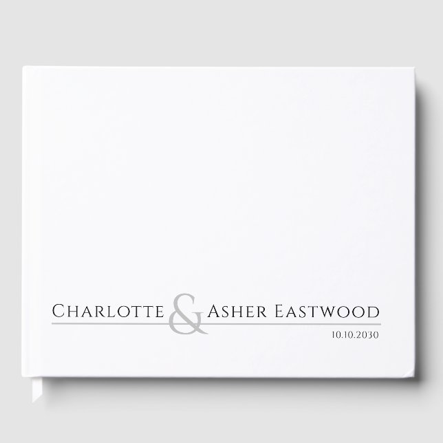 Livre D'or Mariage de couple personnalisé (Recto)