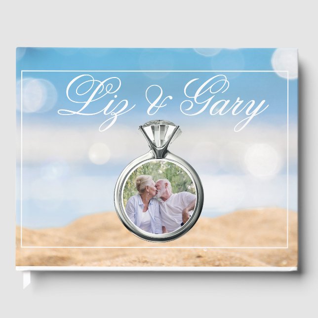 Livre D'or Mariage de destination de la plage (Recto)