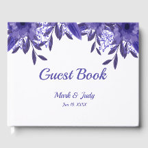 Mariage de feuillage bleu violet