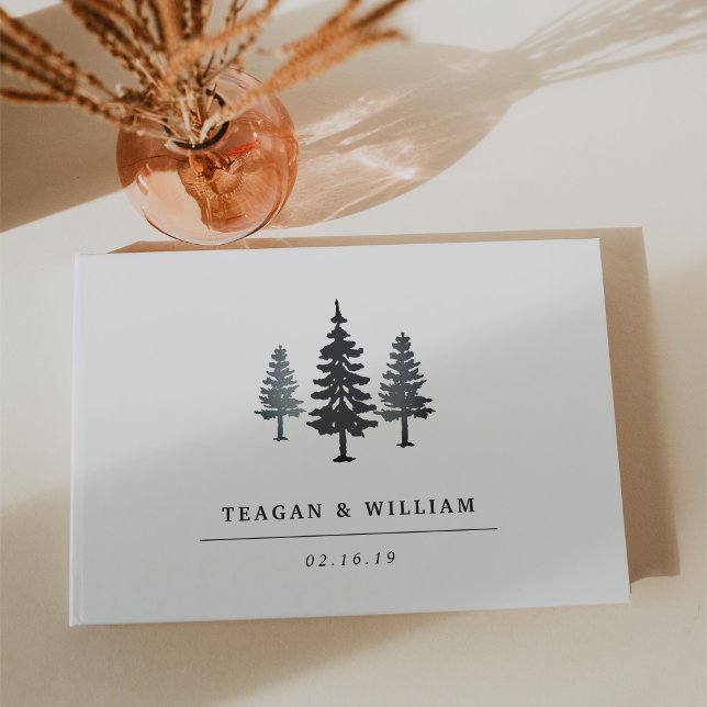 Livre D'or Mariage de forêt d'hiver (Créateur téléchargé)