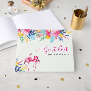 Livre D'or Mariage de la forêt tropicale des pluies sauvages 