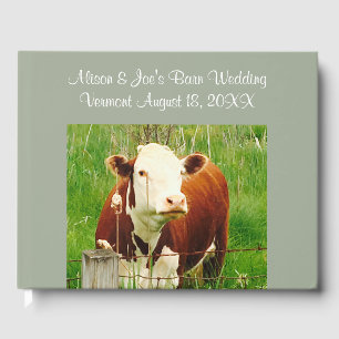 Livre d'or Mariage de la grange Couple de vache (N