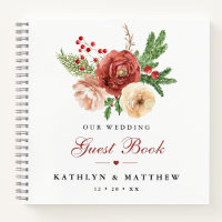 Livre d'or Mariage de la marmotte de Pin Floral Te