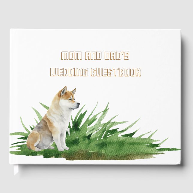 Livre D'or Mariage de mariée de chien et de mariée de chien (Recto)