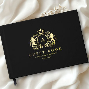 Livre D'or Mariage de monogramme de logo spécifique au client
