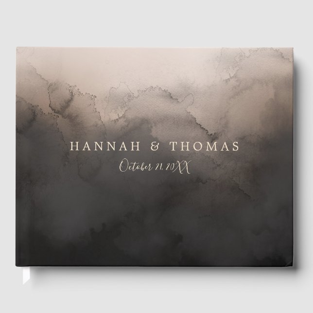 Livre D'or Mariage d'encre foncée (Recto)