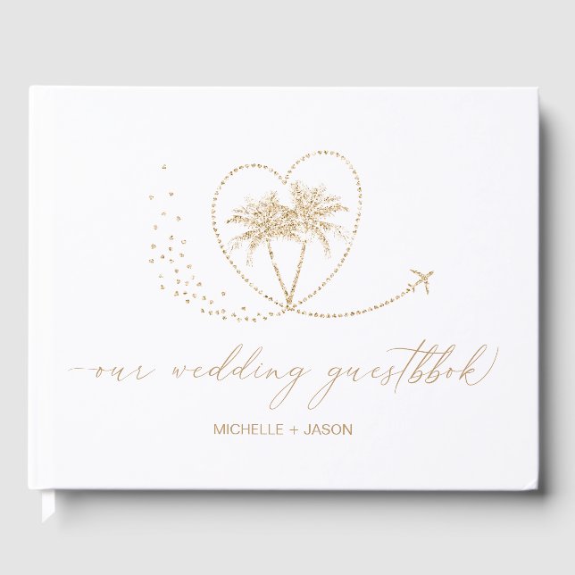 Livre D'or Mariage Destination Passport World Map Merci (Recto)