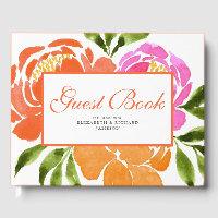 Mariage d'été rose chaud orange