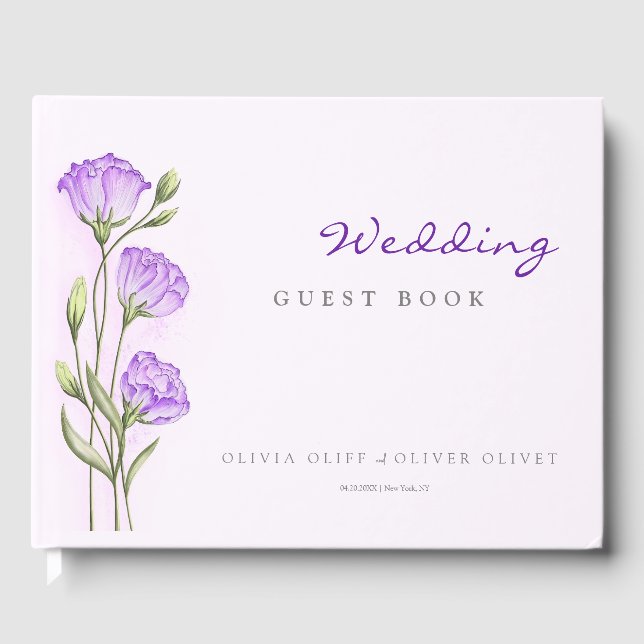 Livre D'or Mariage d'Eustomas pourpre (Recto)