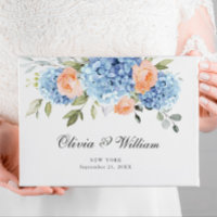 Mariage Élégant Hydrangea Bleu Eucalyptus