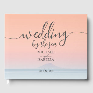 Livre D'or Mariage en bord de mer sous le soleil couchant
