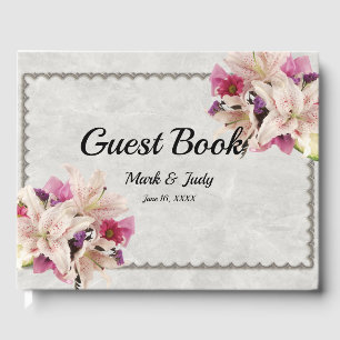 Livre d'or Mariage en marbre blanc