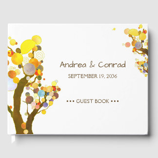 Livre D'or Mariage extérieur de Whimsical Trees
