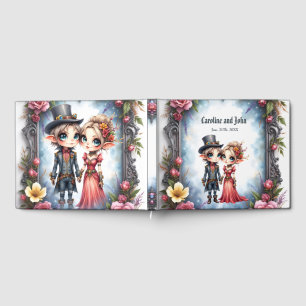 Livre D'or Mariage Fantastique d'Elfe Steampunk