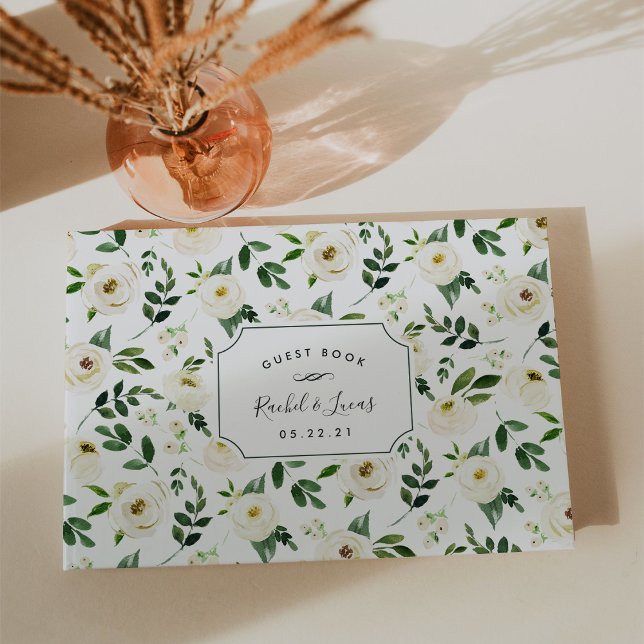 Livre D'or Mariage floral Alabaster (Créateur téléchargé)