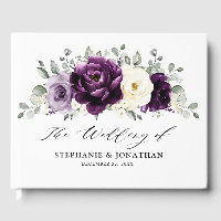 Mariage floral blanc blanc blanc blanc de prune d'