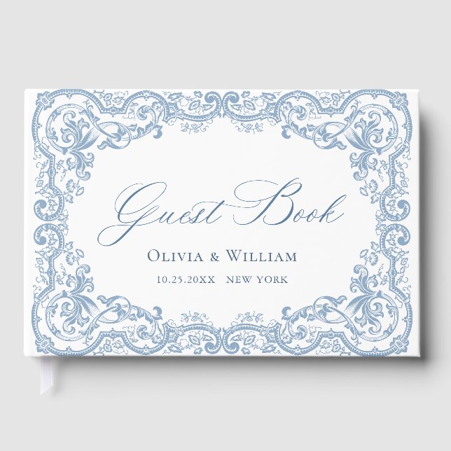 Livre D'or Mariage Floral de la Renaissance (Recto)