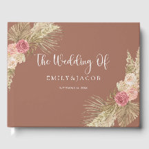 Mariage floral en terre cuite Boho