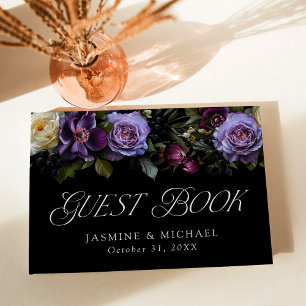 Livre D'or Mariage Floral Gothique et Maussade
