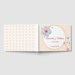 Livre D'or Mariage floral rustique