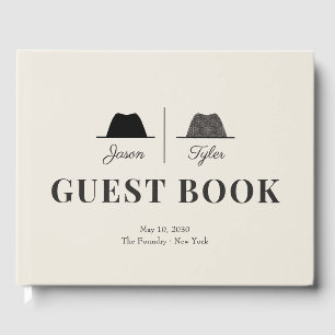 Livre D'or Mariage Gay personnalisé de deux mariés