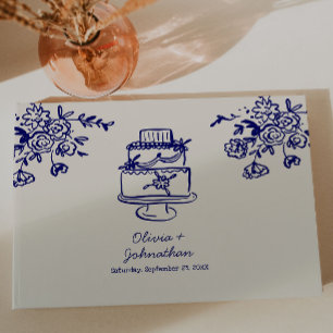 Livre D'or Mariage Gribouillis/Dessins au trait main