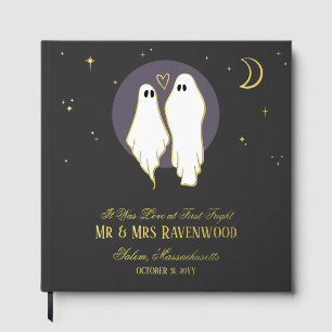 Livre D'or Mariage Halloween Purple Gold Joining of Souls