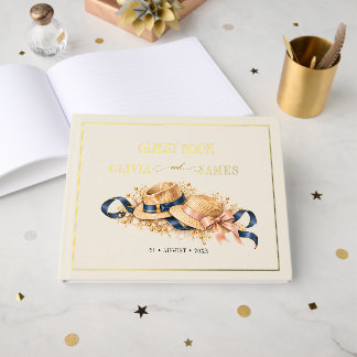 Livre D'or Mariage Intime Élégant pour Couple Mûr