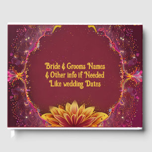 Livre D'or mariage "Les fleurs éternelles : une célébration d