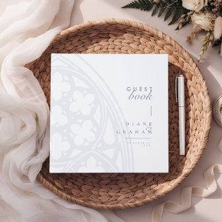 Livre D'or Mariage Minimaliste Élégant Vintage Gothique Class