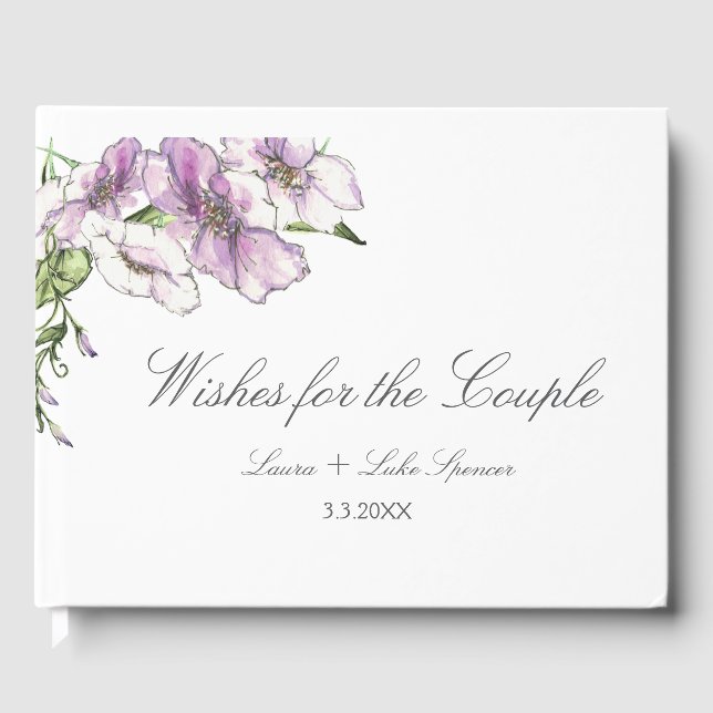 Livre D'or Mariage moderne Pansy (Recto)