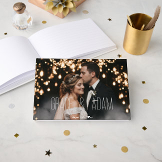 Livre D'or Mariage noir | Camomille