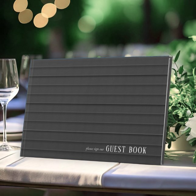 Livre D'or Mariage noir et blanc sur mesure ID1090 (Créateur téléchargé)