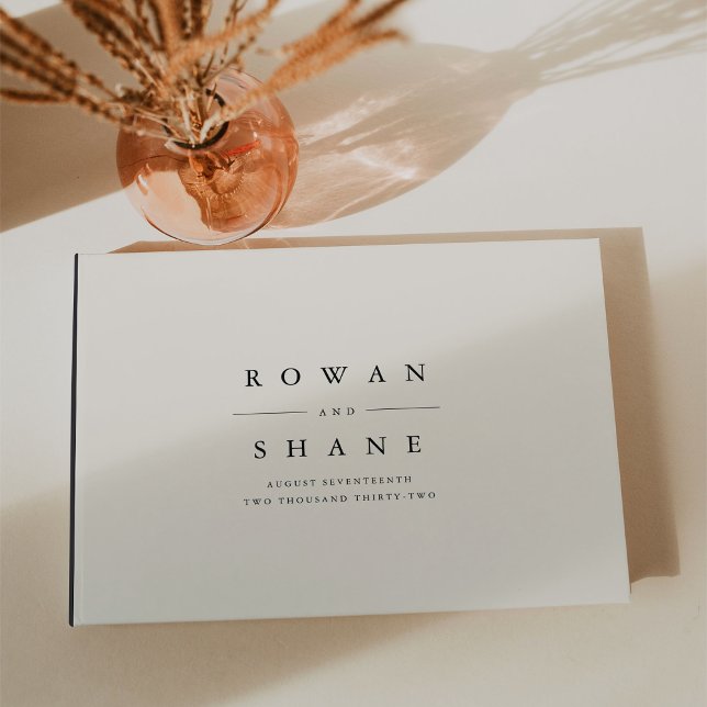 Livre D'or Mariage noir et écrin classique (Créateur téléchargé)