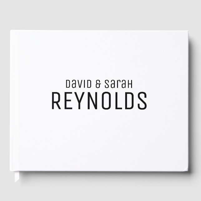 Livre d'or Mariage personnalisé (Recto)