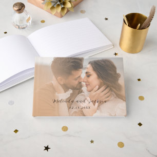 Livre D'or Mariage photo neutre et terreux moderne